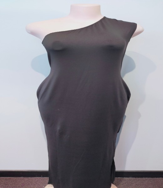 Ballgown Black Single side Shoulder