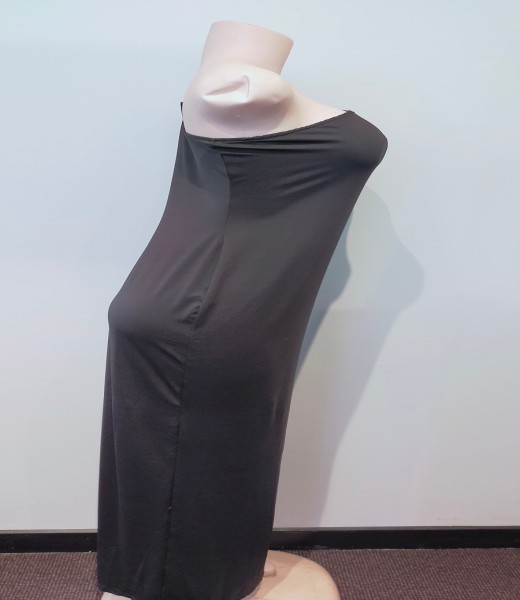 Ballgown Black Single side Shoulder