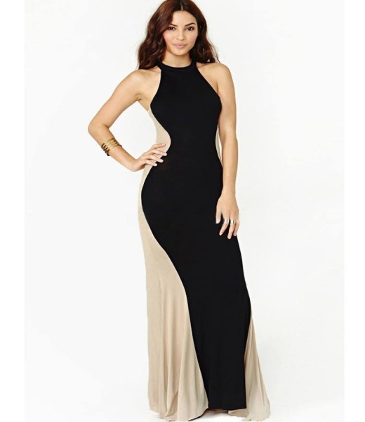 Ballgown Black w Tan Back