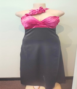 Ballgown Black w Pink Roseside Strap