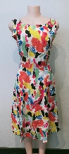 Abstract Coloured Dress
