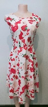 White Dress, Red Apples, Hearts & Strawberries