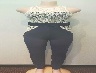 Navy Blue / White Lace Pantsuit