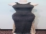 Black / Tan Back / Floor Length