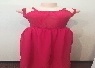 Red Chiffon / x back / Floor Length