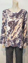 Marble Top / 3/4 Sleeves