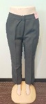 Black Pant / Short Length / Side Pockets / Hook + Zip Front